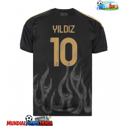 Camiseta Juventus Kenan Yildiz #10 Tercera Equipación Replica 2026-27 mangas cortas